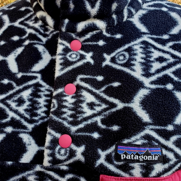 Patagonia Synchilla Snap T, Fish Ikat Pullover - Picture 2 of 6